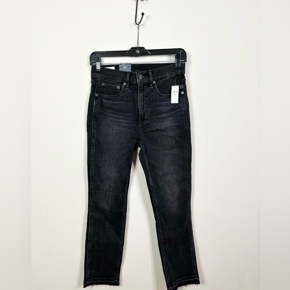 Gap black wash vintage slim high rise jeans size 26P/2P new - Picture 1 of 5